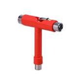 T Type Wrench Tool Roller Skateboard Repair Tool Adjusting Repair Tool With L Wrench Screwdriver With Allen Key