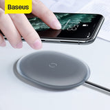 Baseus 15W Wireless Charger For iPhone 11 X Xs for Airpods pro Fast Charger Qi Wireless Charging Pad For Samsung S20 S10 S9 Note