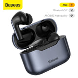 Baseus S1 Pro ANC Earphone Bluetooth 5.2 True Wireless Headphones Active Noise Cancelling TWS Earbuds HiFi Audio Gaming Headsets