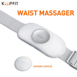 Lumbar Massager Abdominal Back Waist Body Massage KEEPFIT Pulsed Infrared Light Low Frequency Effect Hot Compress Relieve Relax