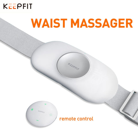 Lumbar Massager Abdominal Back Waist Body Massage KEEPFIT Pulsed Infrared Light Low Frequency Effect Hot Compress Relieve Relax