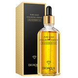 100ML 24K Gold Tense Moisture Essence - Ácido Hialurônico, Essência Líquida Nicotinamida