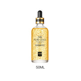 24k Gold Hyaluronic Acid Face Serum Moisturize Shrink Pores Brighten Improve Fine Lines Lifting Firming Amide Face Essence Skin