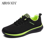 Casual Sneakers Men's Running Shoes Knitted Comfortable Men's Tennis Footwears Platforms Lightweight Sports Shoes Lace-up