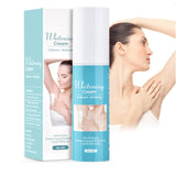 Creme branqueador de axilas feminino Creme branqueador de axilas Pernas Joelhos Partes íntimas Corpo Branco Nutritivo Branqueamento Cuidados com a pele