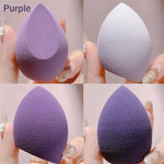 4pcs Makeup Blender Cosmetic Puff Makeup Sponge with Storage Box Foundation Powder Sponge Beauty Tools Women Make Up Accessories