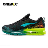 ONEMIX Men Air Cushion Running Shoes Breathable Knit Athletic Comfortable Trainers Light Outdoor Sport Mesh Shoe Sneakers