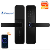 Tuya Fingerprint Lock Smart Door Lock Cerradura Inteligente Smart Lock Fechadura Eletronica Lock SecurityPassword IC card unlock