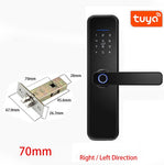 Tuya Fingerprint Lock Smart Door Lock Cerradura Inteligente Smart Lock Fechadura Eletronica Lock SecurityPassword IC card unlock