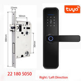 Tuya Fingerprint Lock Smart Door Lock Cerradura Inteligente Smart Lock Fechadura Eletronica Lock SecurityPassword IC card unlock