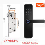 Tuya Fingerprint Lock Smart Door Lock Cerradura Inteligente Smart Lock Fechadura Eletronica Lock SecurityPassword IC card unlock